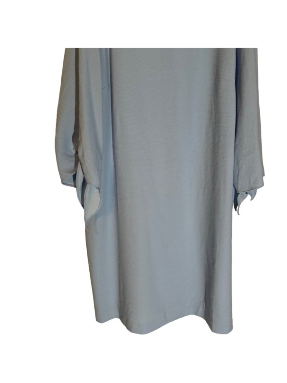 Appleseeds Womens Blue Dress 24W With Sleeve Ties Dress - Picture 8 of 12